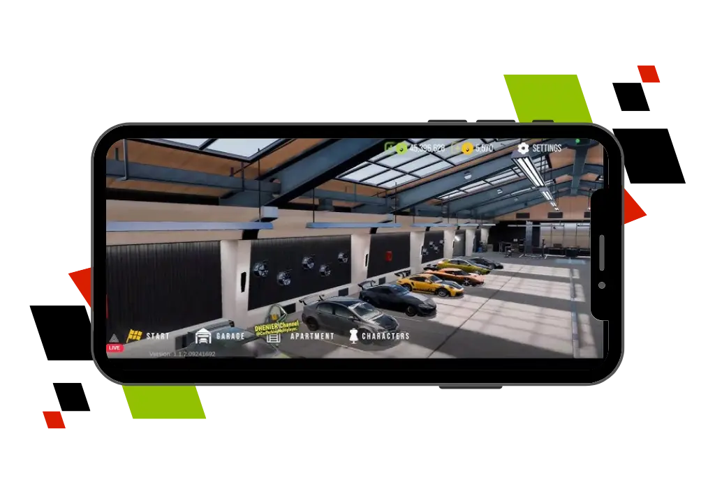 Fill the garage with more than 100 cars