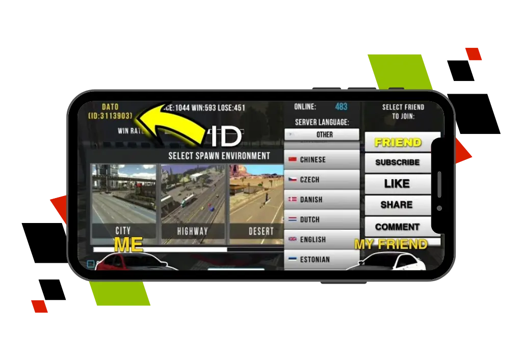 Friend list functionality
