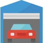 Brand and new luxury garage