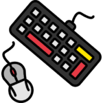 Full control by keyboard and mouse