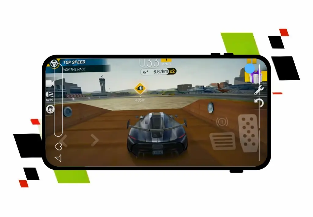 Explore detailed open world environment