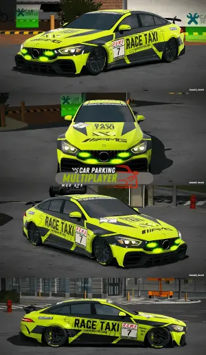 Car Parking Multiplayer Copy Paste Car's Designs in Latest version 9 Mercedes-AMG GT