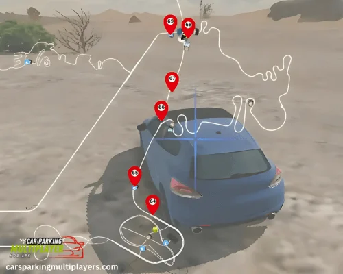 Car Parking Multiplayers all Old and New Gifts Locations 4 Gifts locations in desert