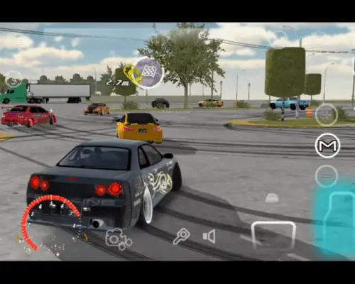 Drift car like a pro in Car Parking Multiplayer